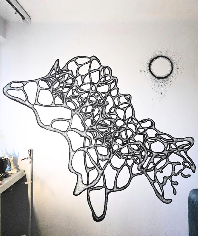 Mural Maraks 1, detal