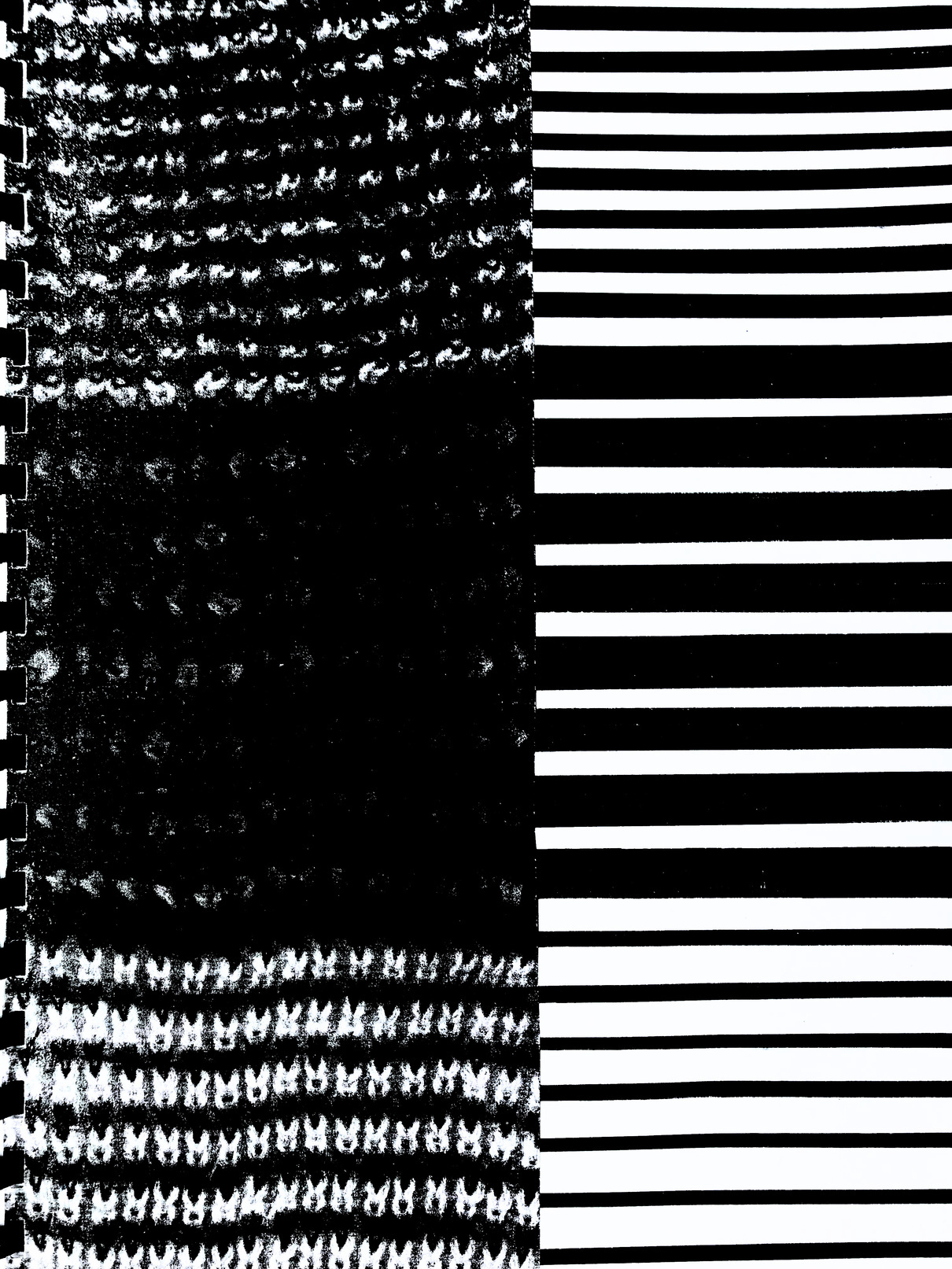 Sweter - układy pasowe