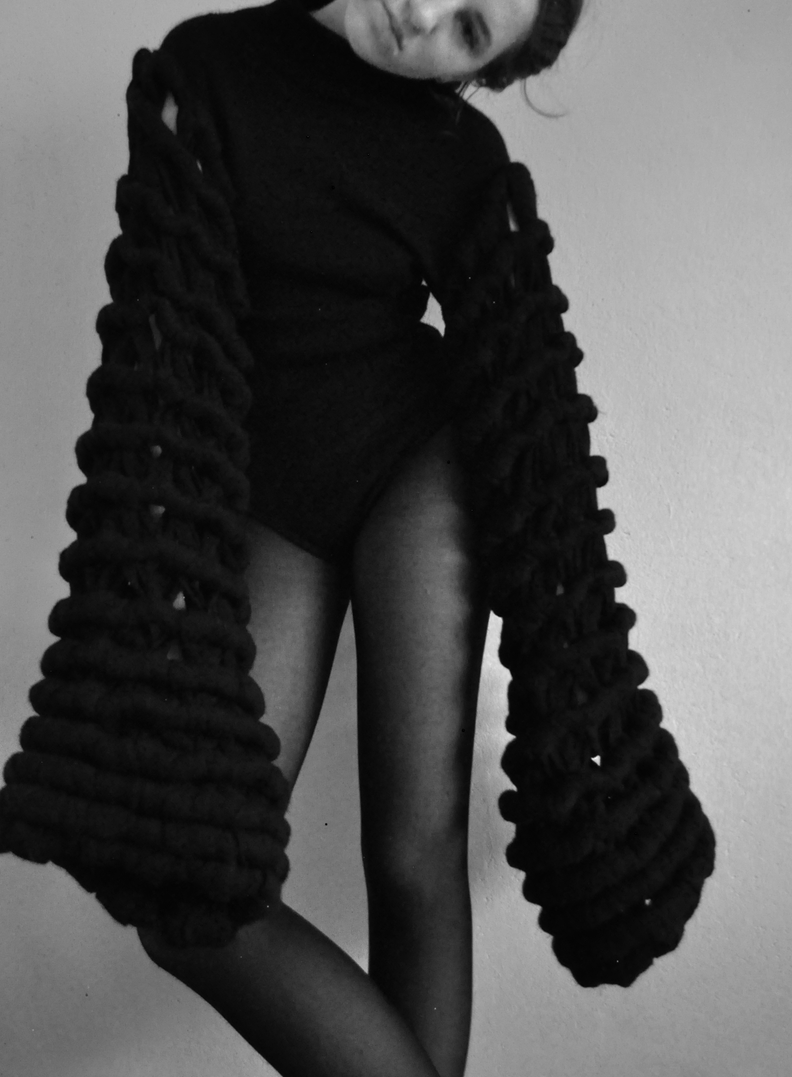 Body dzianinowe, detal